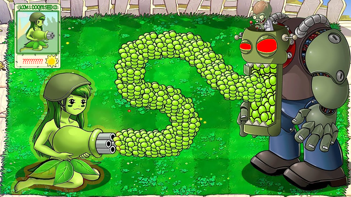 Plants Vs Zombies Zomplants Vs Zombotany Mod Gameplay